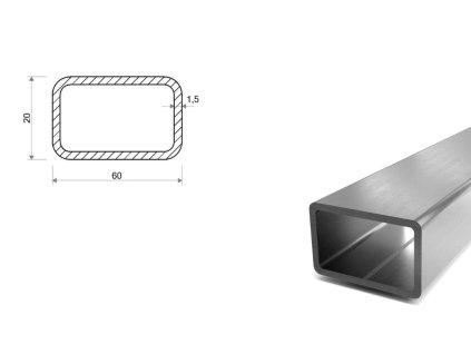 Profil stalowy ocynkowany 60x20x1,5