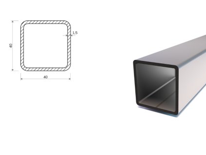 Profil stalowy 40x40x1,5