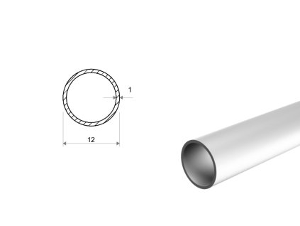 Rura aluminiowa 12x1