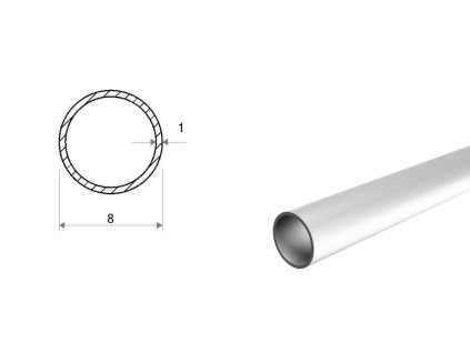 Rura aluminiowa 8x1