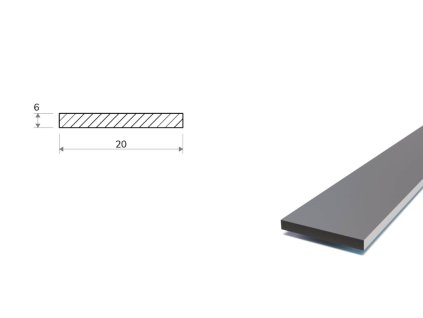 Płaskownik 20x6