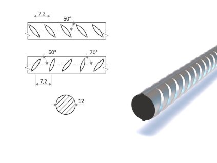 Pręt zbrojeniowy fi 12