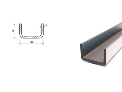 Ceownik zimnogięty 120x60x4